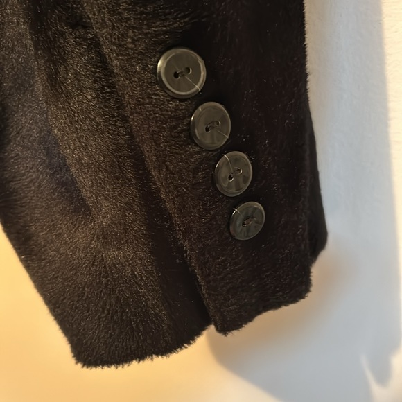 Harve Benard Women’s Velveteen Black Jacket Size 14 Winter Formal Jacket - Picture 8 of 11